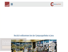 Tablet Screenshot of campusapotheke.de